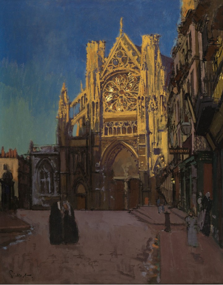 Walter-Sickert,-The-Facade-of-St-Jacques,-Dieppe,-1902